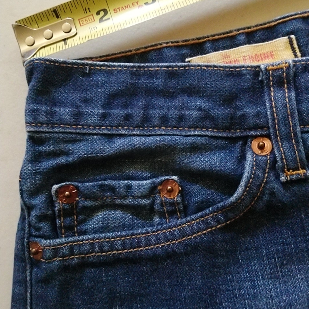 Red Engine Jean Shorts - Picture 3 of 15
